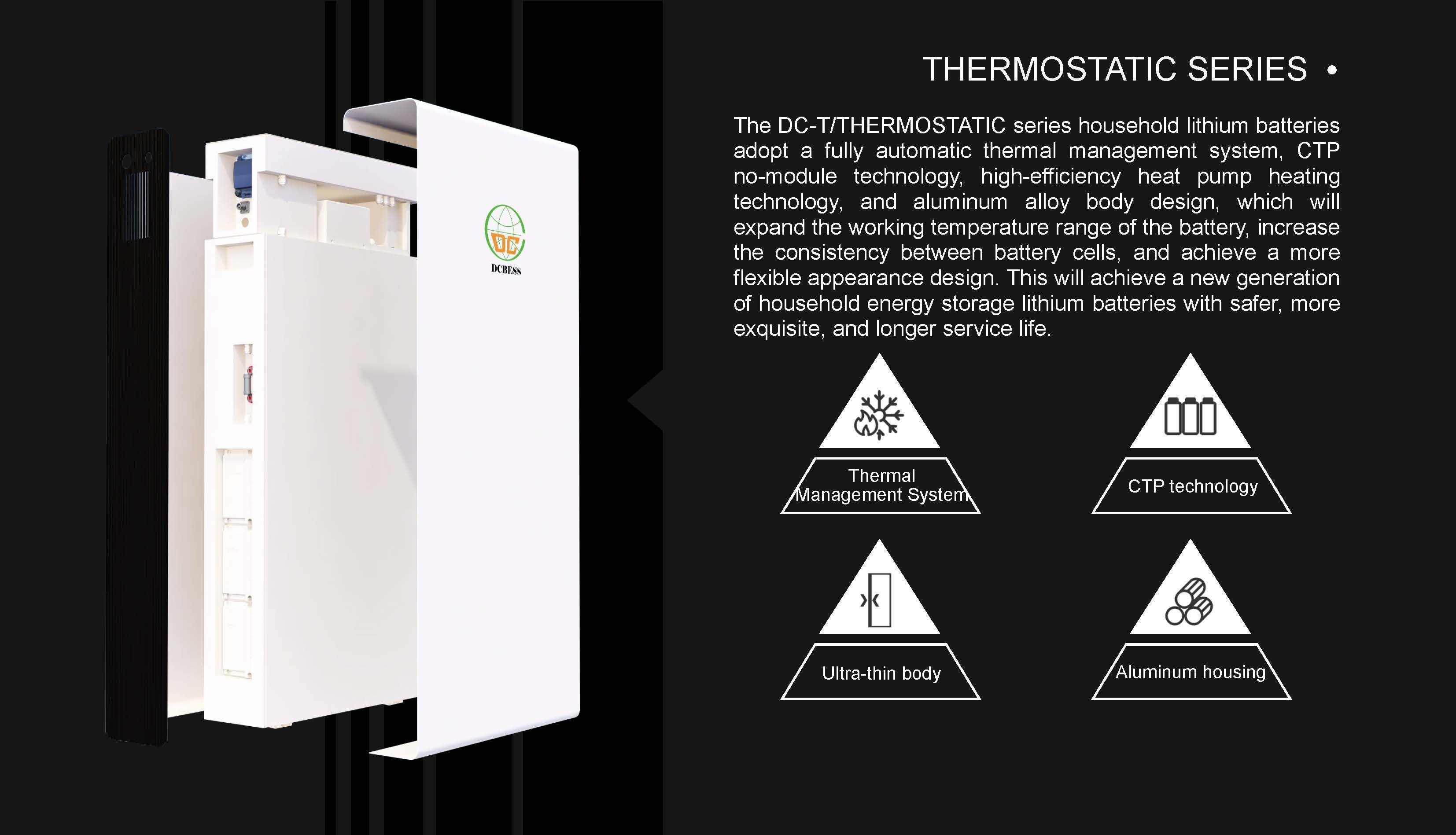 What is Thermostatic Household Energy Storage Lithium Battery System?